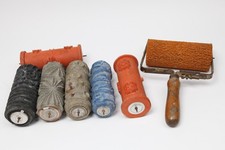 6x Musterwalzen Malerwalzen