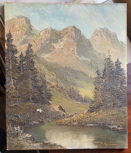 ölgemälde berge alpen - :ÖlgemÄlde,