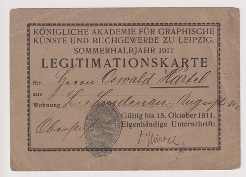 Legitimationskarte künste - legitimationskarte,