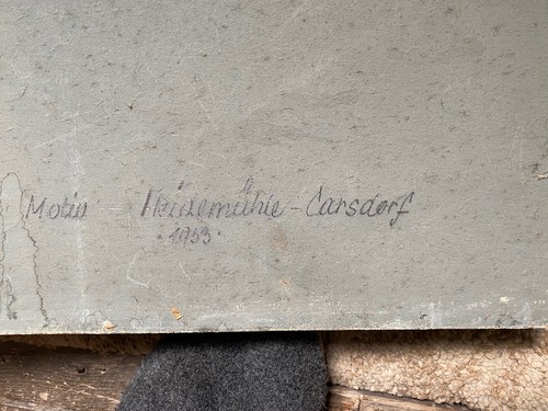 ölgemälde mühle carsdorf - Ölgemälde, in