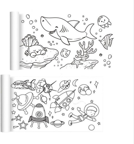 Kolorier papierrollen set 2 - set,,