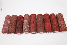 9x Musterwalzen Malerwalzen