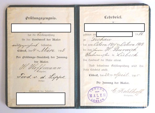 Alter lehrbrief und - alter,