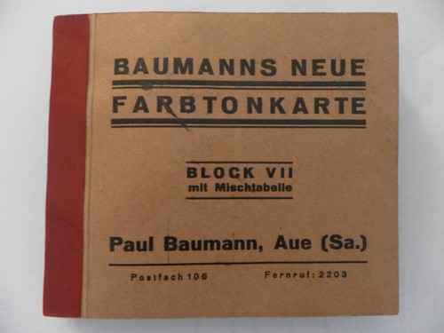 Baumanns neue farbtonkarte - baumanns,