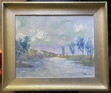 ::ÖLGEMÄLDE LANDSCHAFT 1925